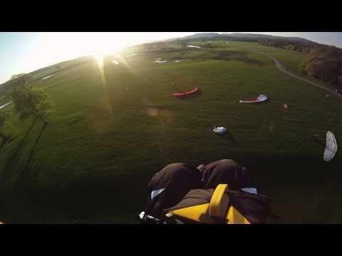 Powered Paragliding From Drymen Near Loch Lomond, Scotland